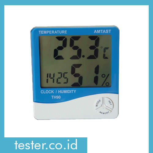 Thermometer Hygro and Clock TH90